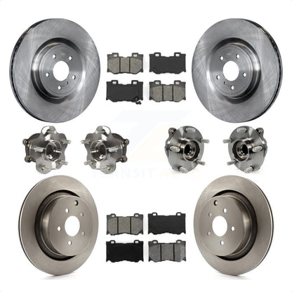 [Avant + Arrière] Kit d'ensemble roulement de roue et moyeu pour INFINITI Q50 M37 Q70 Q70L QX70 M56 KBB-109667 par Transit Auto
