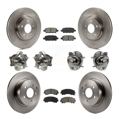 [Avant + Arrière] Kit d'ensemble roulement de roue et moyeu pour 2016-2017 INFINITI QX50 RWD KBB-109669