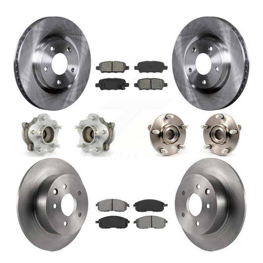 [Avant + Arrière] Kit d'ensemble roulement de roue et moyeu pour 2007-2012 Nissan Sentra SE-R avec 2.5L KBB-109679