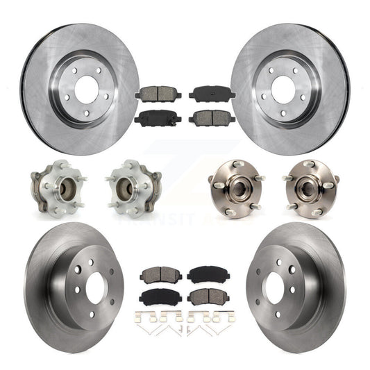 [Avant + Arrière] Kit d'ensemble roulement de roue et moyeu pour 2007-2012 Nissan Sentra SE-R Spec V avec 2.5L KBB-109680