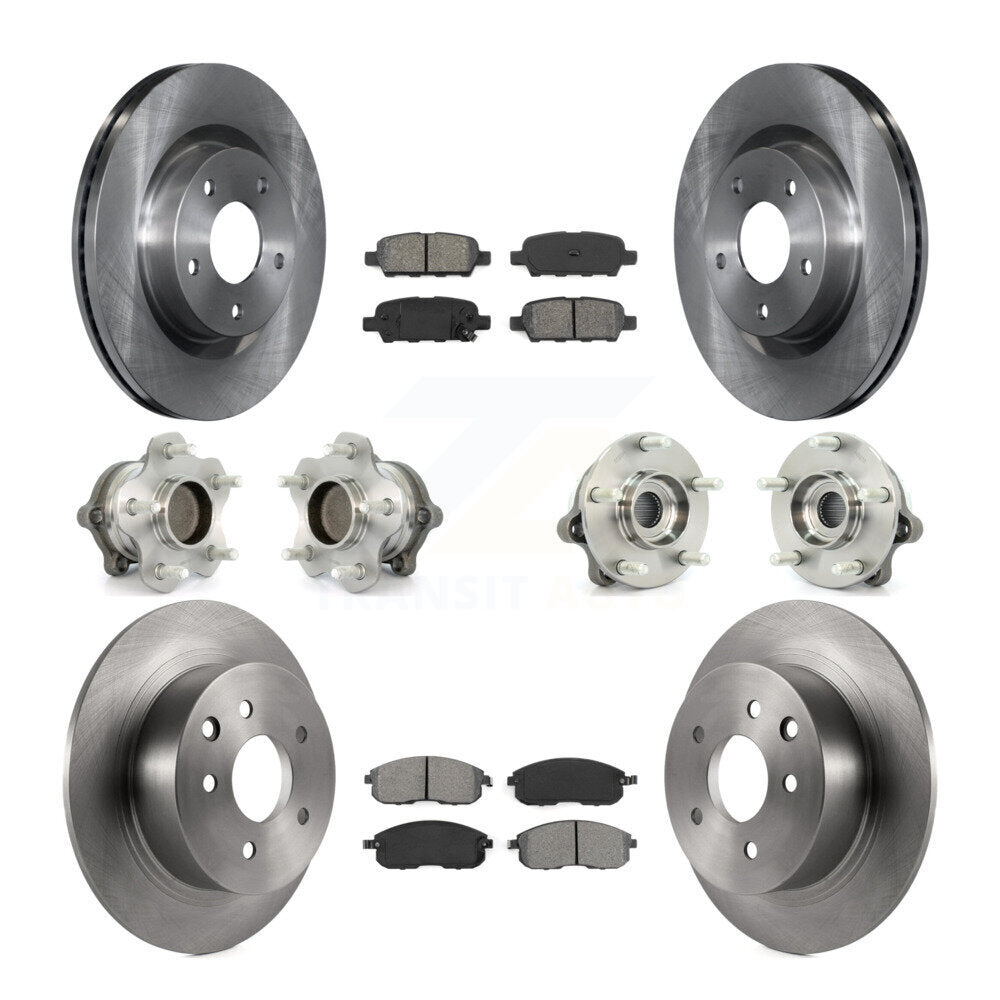 [Avant + Arrière] Kit d'ensemble roulement de roue et moyeu pour Nissan Altima KBB-109681