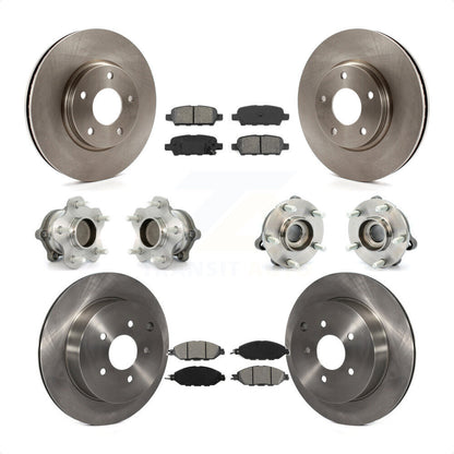 [Avant + Arrière] Kit d'ensemble roulement de roue et moyeu pour 2016 Nissan Pathfinder FWD From 11 15 KBB-109682 par Transit Auto
