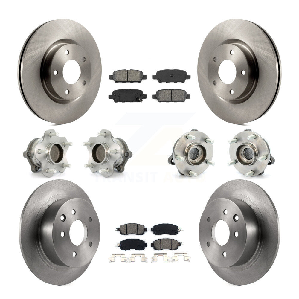 [Avant + Arrière] Kit d'ensemble roulement de roue et moyeu pour Nissan Altima KBB-109687