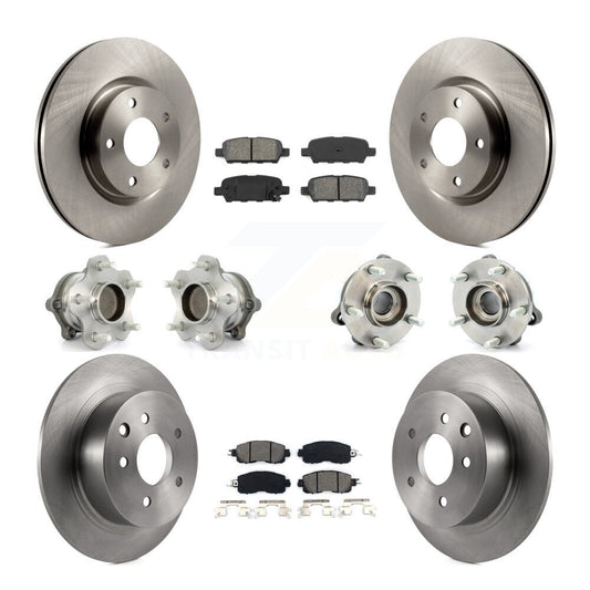 [Avant + Arrière] Kit d'ensemble roulement de roue et moyeu pour Nissan Altima KBB-109687