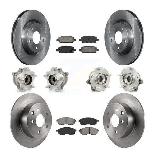 [Avant + Arrière] Kit d'ensemble roulement de roue et moyeu pour 2007 Nissan Altima 2.5L avec Non-ABS KBB-109688 par Transit Auto