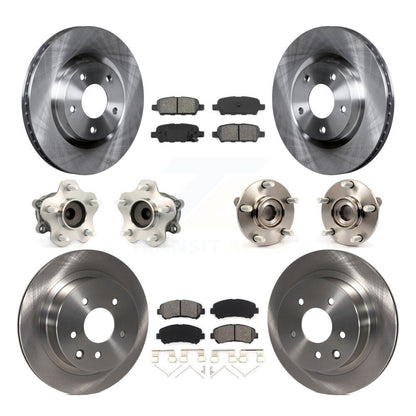 [Avant + Arrière] Kit d'ensemble roulement de roue et moyeu pour Nissan Rogue Select FWD KBB-109689