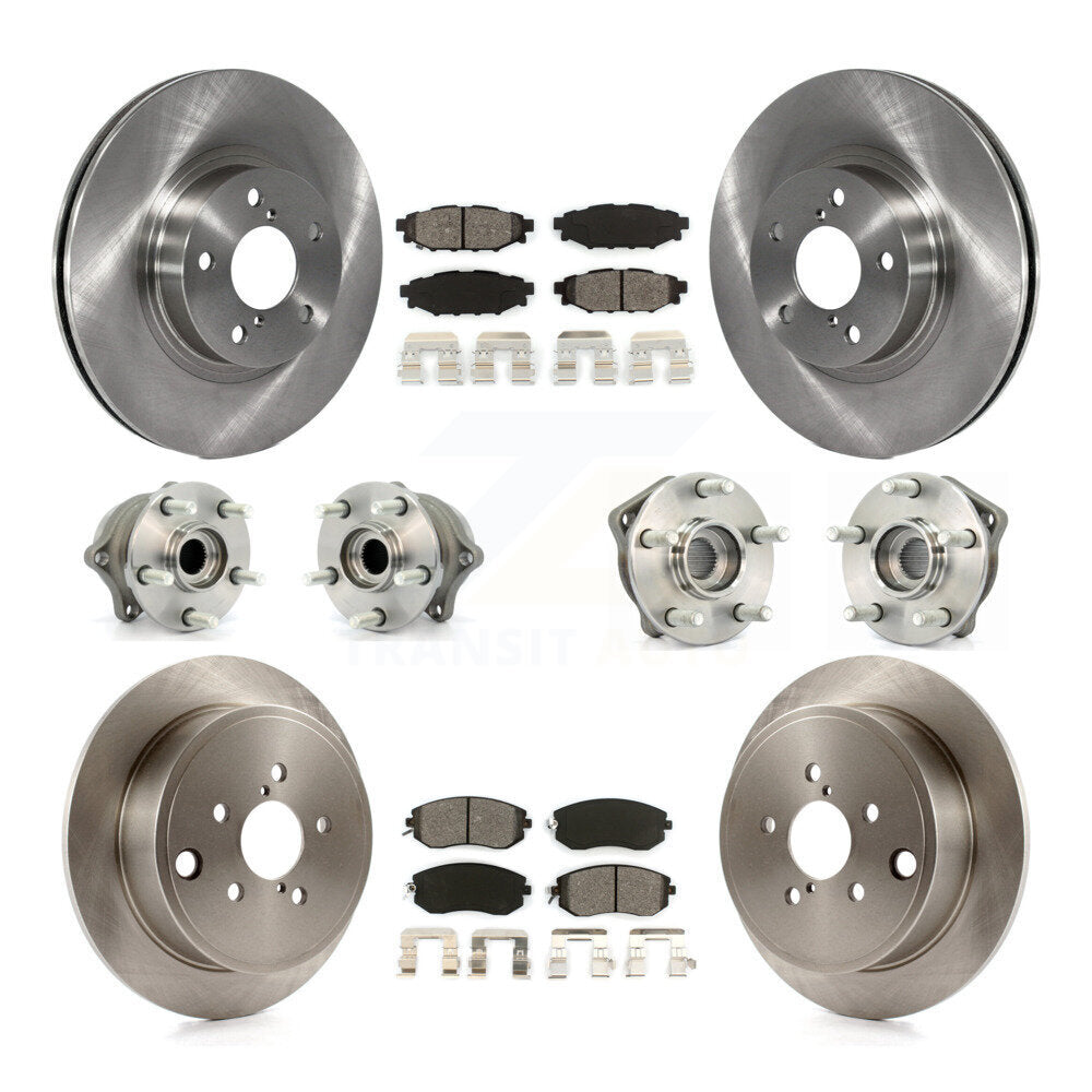 [Avant + Arrière] Kit d'ensemble roulement de roue et moyeu pour 2011 Subaru Impreza Outback Sport 2.5i Premium KBB-109690