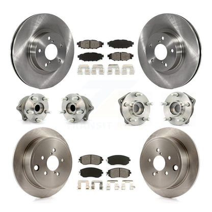 [Avant + Arrière] Kit d'ensemble roulement de roue et moyeu pour 2011 Subaru Impreza Outback Sport 2.5i Premium KBB-109690