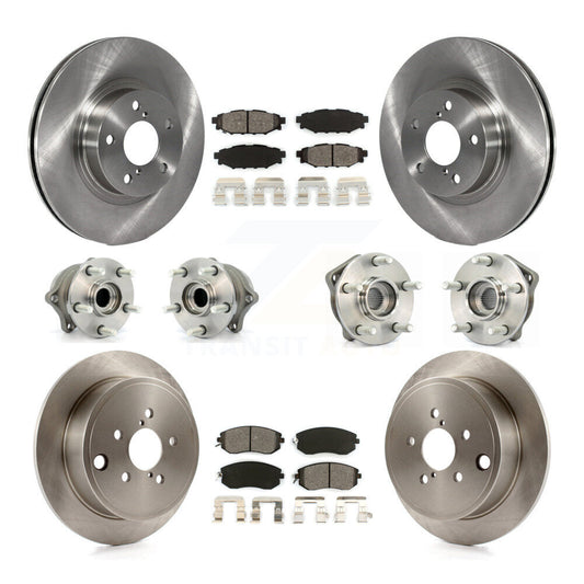[Avant + Arrière] Kit d'ensemble roulement de roue et moyeu pour 2011 Subaru Impreza Outback Sport 2.5i Premium KBB-109690