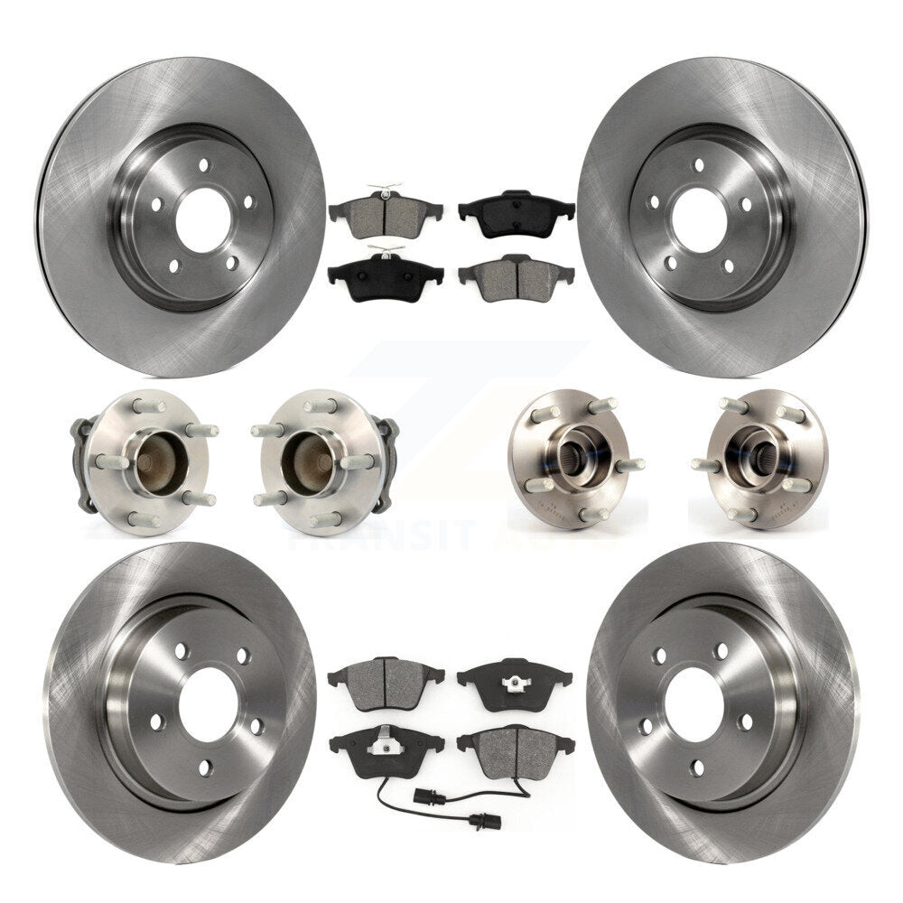 [Avant + Arrière] Kit d'ensemble roulement de roue et moyeu pour Volvo S40 C70 V50 avec 320mm Diameter Rotor KBB-109702