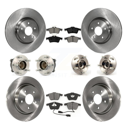 [Avant + Arrière] Kit d'ensemble roulement de roue et moyeu pour Volvo S40 C70 V50 avec 320mm Diameter Rotor KBB-109702