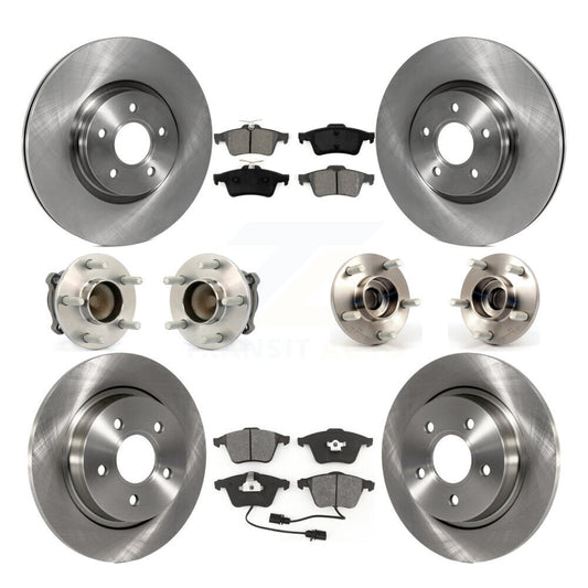 [Avant + Arrière] Kit d'ensemble roulement de roue et moyeu pour Volvo S40 C70 V50 avec 320mm Diameter Rotor KBB-109702