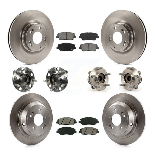 [Avant + Arrière] Kit d'ensemble roulement de roue et moyeu pour Hyundai Genesis 3.8L KBB-109708