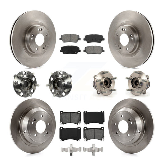 [Avant + Arrière] Kit d'ensemble roulement de roue et moyeu pour Hyundai Genesis 4.6L KBB-109711