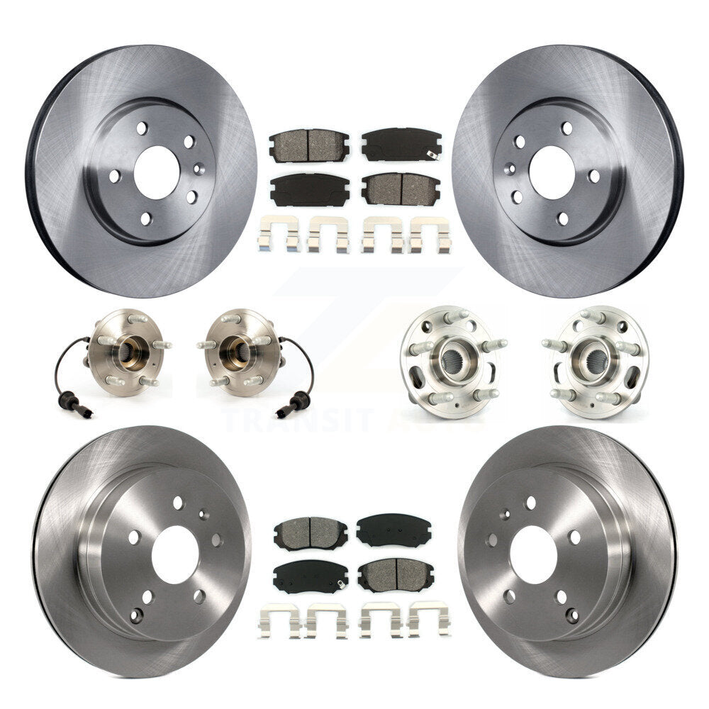 [Avant + Arrière] Kit d'ensemble roulement de roue et moyeu pour 2010-2017 Chevrolet Equinox GMC Terrain KBB-109720