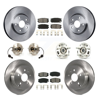 [Avant + Arrière] Kit d'ensemble roulement de roue et moyeu pour 2010-2017 Chevrolet Equinox GMC Terrain KBB-109720