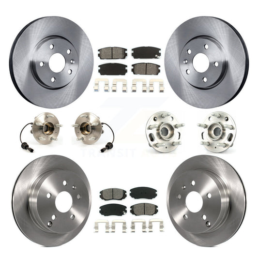 [Avant + Arrière] Kit d'ensemble roulement de roue et moyeu pour 2010-2017 Chevrolet Equinox GMC Terrain KBB-109720