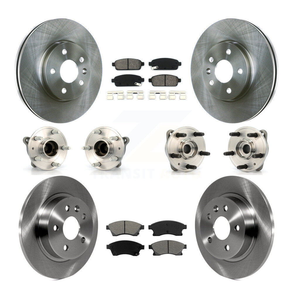 [Avant + Arrière] Kit d'ensemble roulement de roue et moyeu pour 2011-2012 Chevrolet Cruze KBB-109721