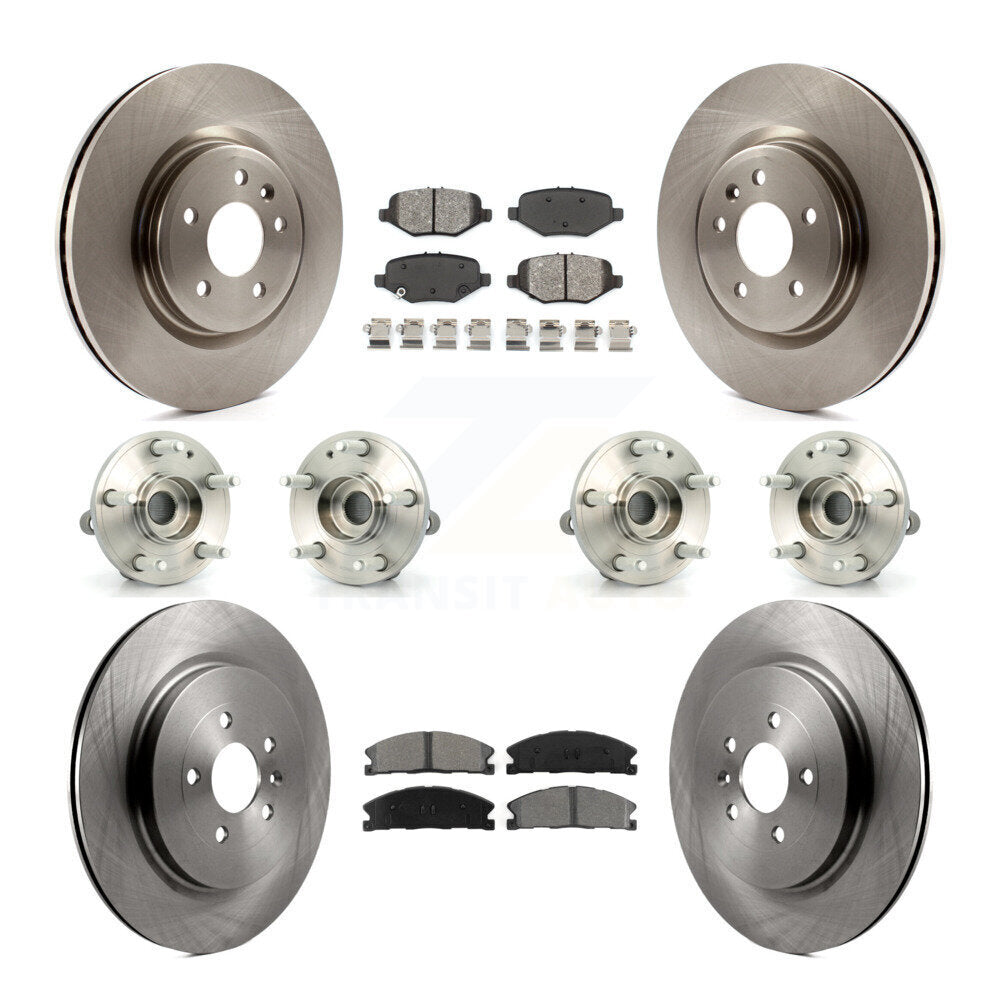 [Avant + Arrière] Kit d'ensemble roulement de roue et moyeu pour 2013 Ford Explorer Sport avec Heavy Duty Brakes KBB-109724