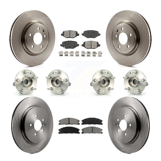 [Avant + Arrière] Kit d'ensemble roulement de roue et moyeu pour 2013 Ford Explorer Sport avec Heavy Duty Brakes KBB-109724