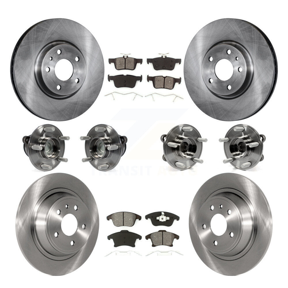 [Avant + Arrière] Kit d'ensemble roulement de roue et moyeu pour Ford Fusion Lincoln MKZ KBB-109728