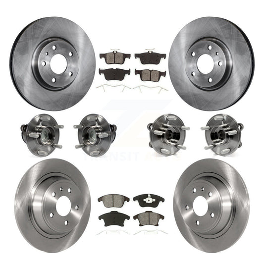 [Avant + Arrière] Kit d'ensemble roulement de roue et moyeu pour Ford Fusion Lincoln MKZ KBB-109728
