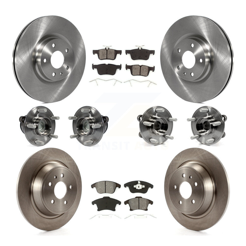 [Avant + Arrière] Kit d'ensemble roulement de roue et moyeu pour Ford Fusion Lincoln MKZ KBB-109729