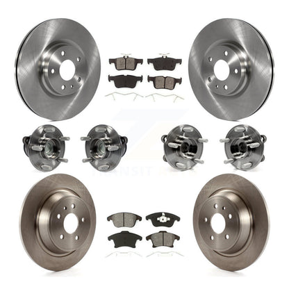 [Avant + Arrière] Kit d'ensemble roulement de roue et moyeu pour Ford Fusion Lincoln MKZ KBB-109729