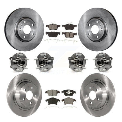 [Avant + Arrière] Kit d'ensemble roulement de roue et moyeu pour Ford Fusion KBB-109730