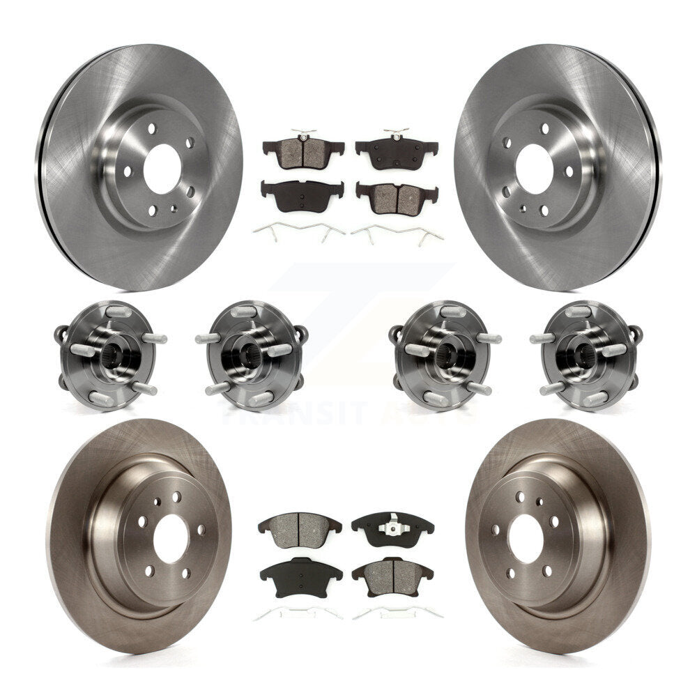 [Avant + Arrière] Kit d'ensemble roulement de roue et moyeu pour Ford Fusion Lincoln MKZ KBB-109731