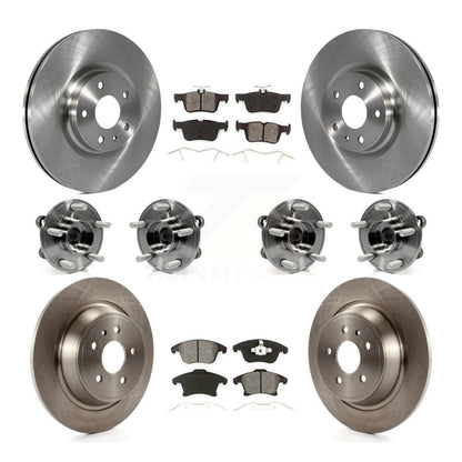 [Avant + Arrière] Kit d'ensemble roulement de roue et moyeu pour Ford Fusion Lincoln MKZ KBB-109731