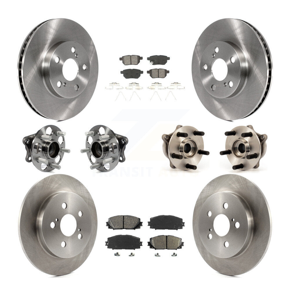[Avant + Arrière] Kit d'ensemble roulement de roue et moyeu pour Toyota Prius Plug-In KBB-109732