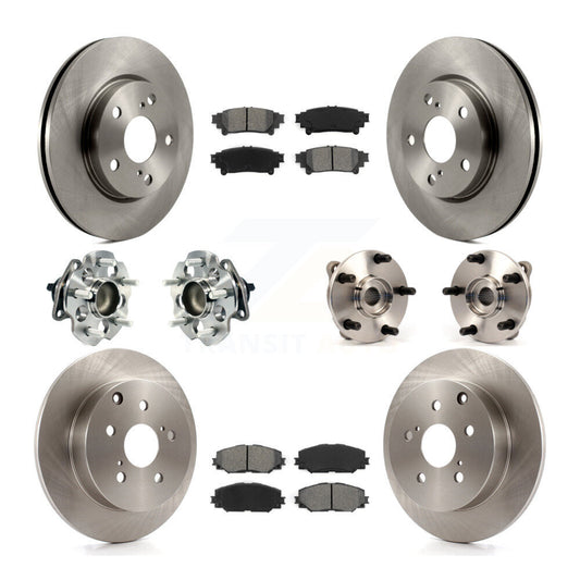 [Avant + Arrière] Kit d'ensemble roulement de roue et moyeu pour 2012-2018 Toyota Prius V KBB-109733