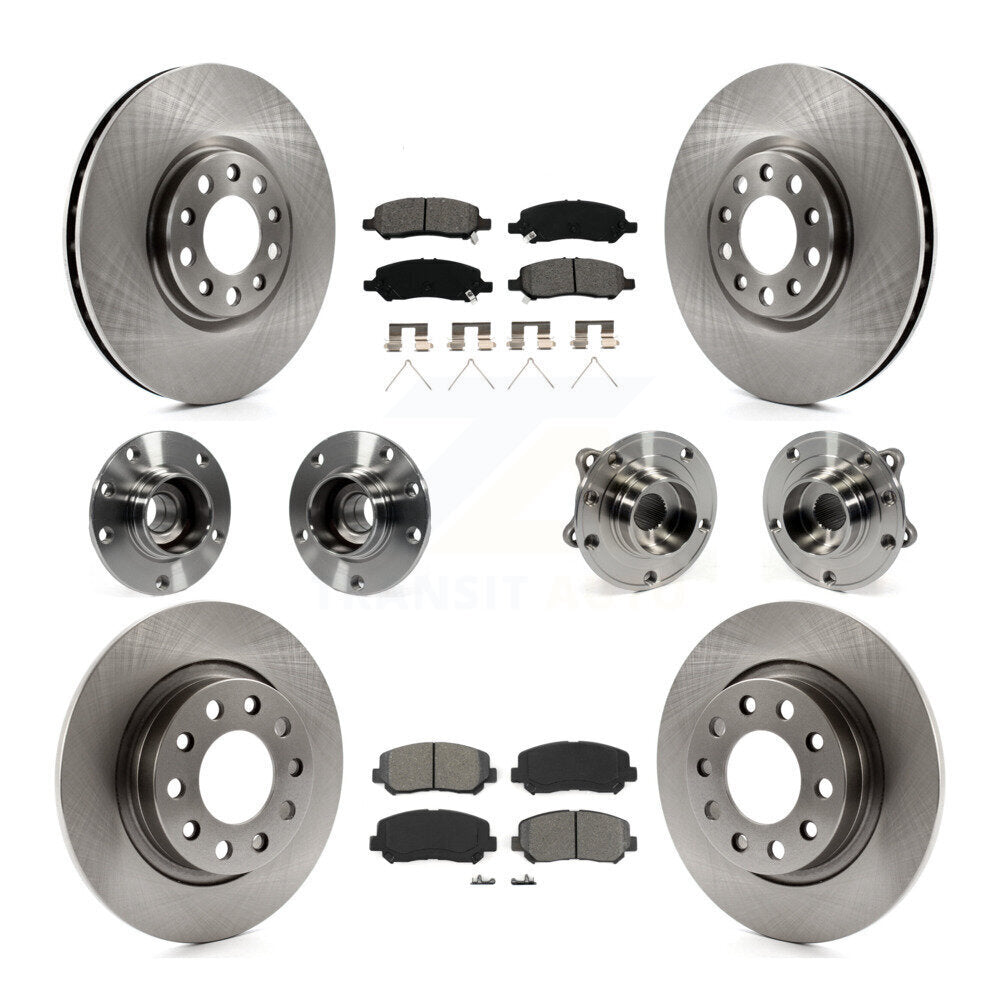 [Avant + Arrière] Kit d'ensemble roulement de roue et moyeu pour 2013-2016 Dodge Dart KBB-109734