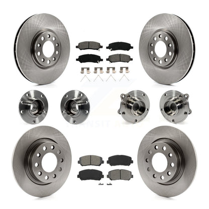 [Avant + Arrière] Kit d'ensemble roulement de roue et moyeu pour 2013-2016 Dodge Dart KBB-109734