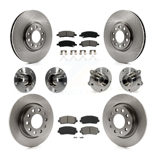 [Avant + Arrière] Kit d'ensemble roulement de roue et moyeu pour 2013-2016 Dodge Dart KBB-109734