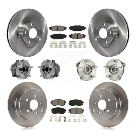 [Avant + Arrière] Kit d'ensemble roulement de roue et moyeu pour 2012-2013 Subaru Impreza Limited Base Premium KBB-109737