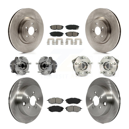 [Avant + Arrière] Kit d'ensemble roulement de roue et moyeu pour 2014 Subaru Forester 2.0L To 01 14 KBB-109739