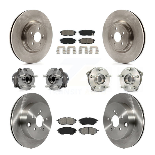 [Avant + Arrière] Kit d'ensemble roulement de roue et moyeu pour 2014 Subaru Forester 2.0L To 01 14 KBB-109739