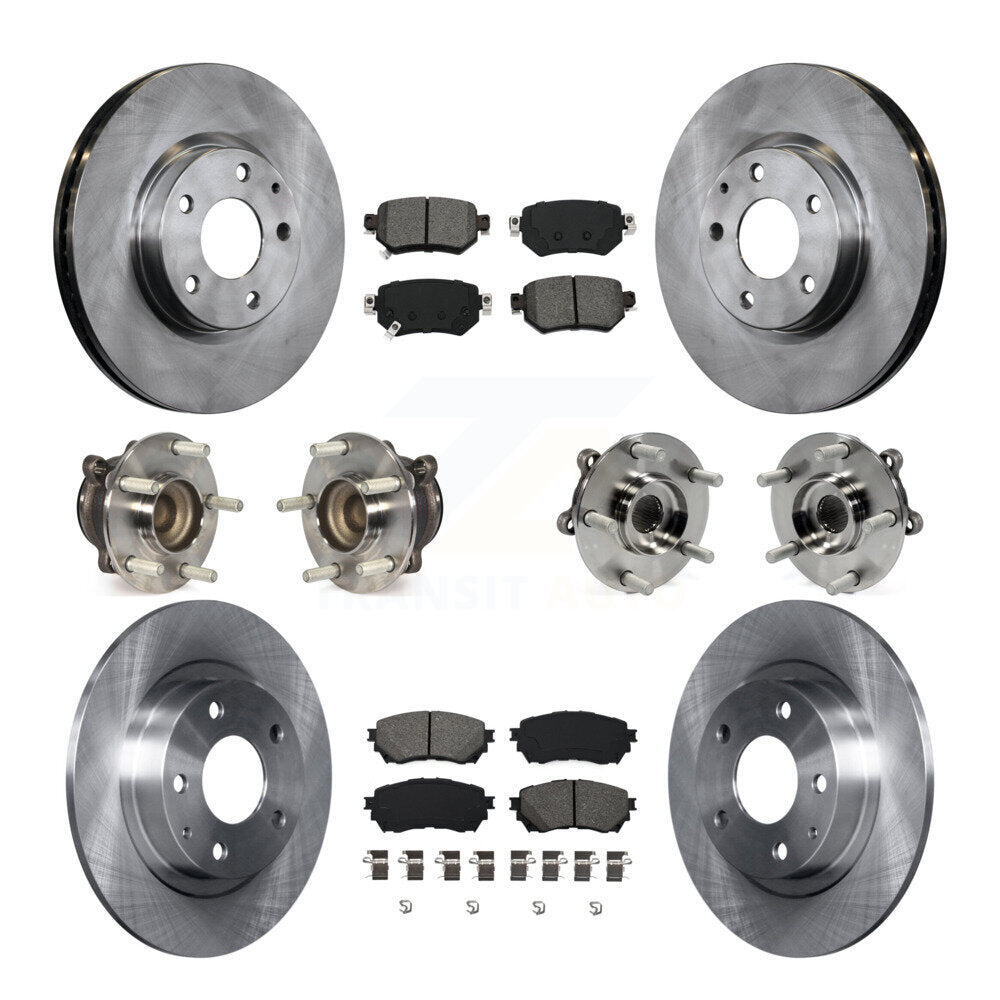 [Avant + Arrière] Kit d'ensemble roulement de roue et moyeu pour 2016-2018 Mazda 6 KBB-109742