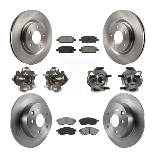 [Avant + Arrière] Kit d'ensemble roulement de roue et moyeu pour 2017-2019 Nissan Sentra Turbocharged KBB-109745