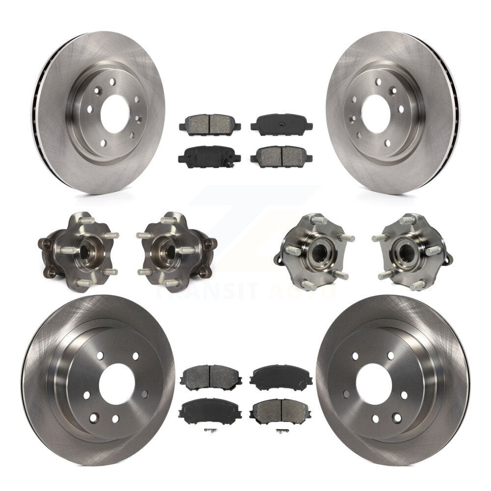 [Avant + Arrière] Kit d'ensemble roulement de roue et moyeu pour Nissan Rogue Sport Qashqai KBB-109752