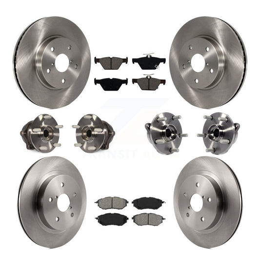 [Avant + Arrière] Kit d'ensemble roulement de roue et moyeu pour 2015 Subaru Legacy 2.5L KBB-109755