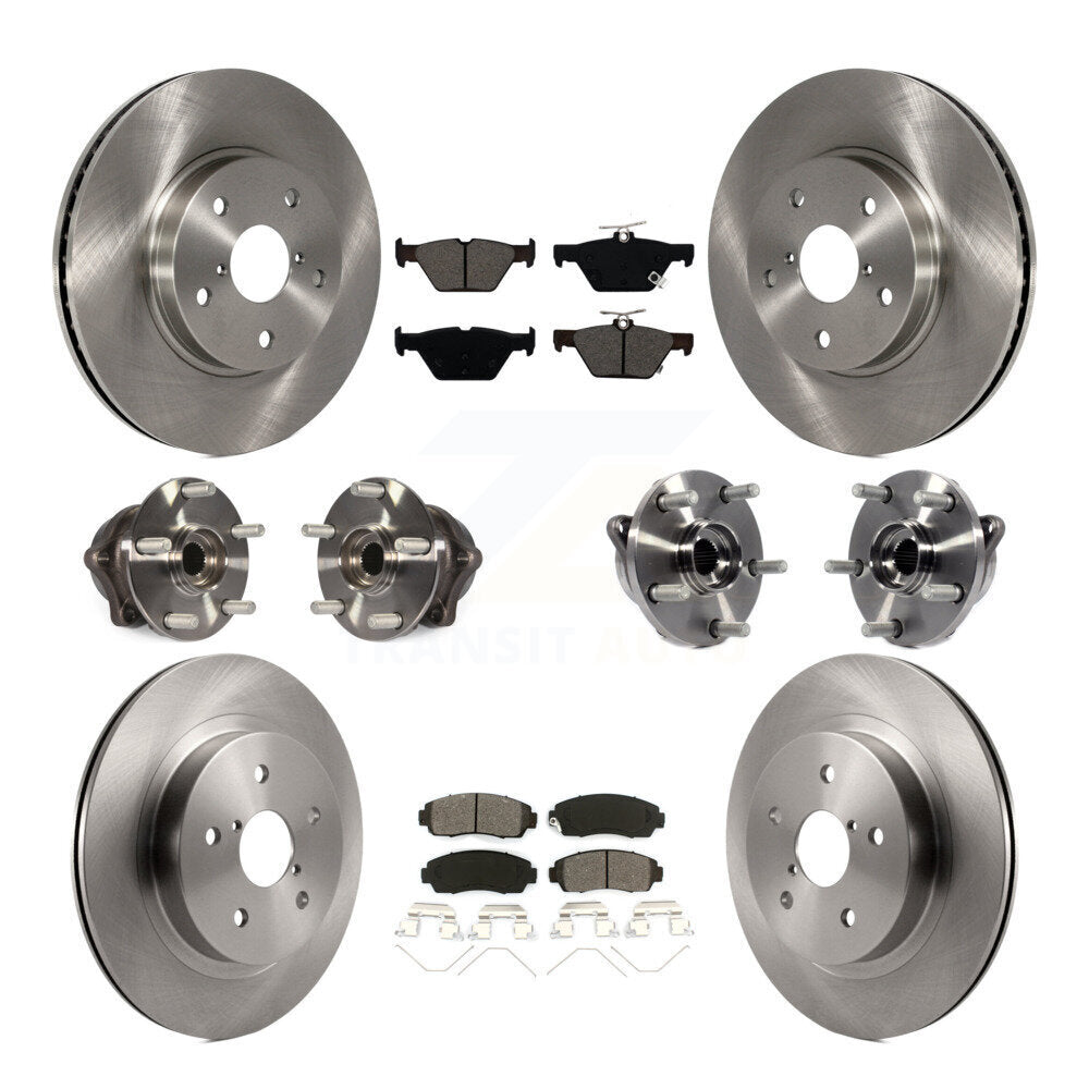 [Avant + Arrière] Kit d'ensemble roulement de roue et moyeu pour 2016-2019 Subaru Legacy 2.5L KBB-109756