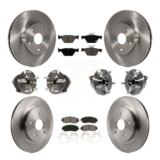 [Avant + Arrière] Kit d'ensemble roulement de roue et moyeu pour 2016-2019 Subaru Legacy 2.5L KBB-109756