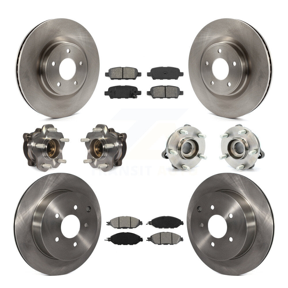 [Avant + Arrière] Kit d'ensemble roulement de roue et moyeu pour Nissan Pathfinder Murano INFINITI QX60 JX35 KBB-109758