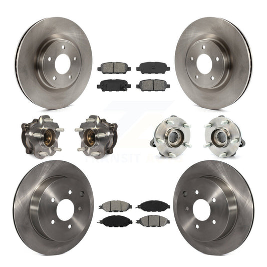 [Avant + Arrière] Kit d'ensemble roulement de roue et moyeu pour Nissan Pathfinder Murano INFINITI QX60 JX35 KBB-109758
