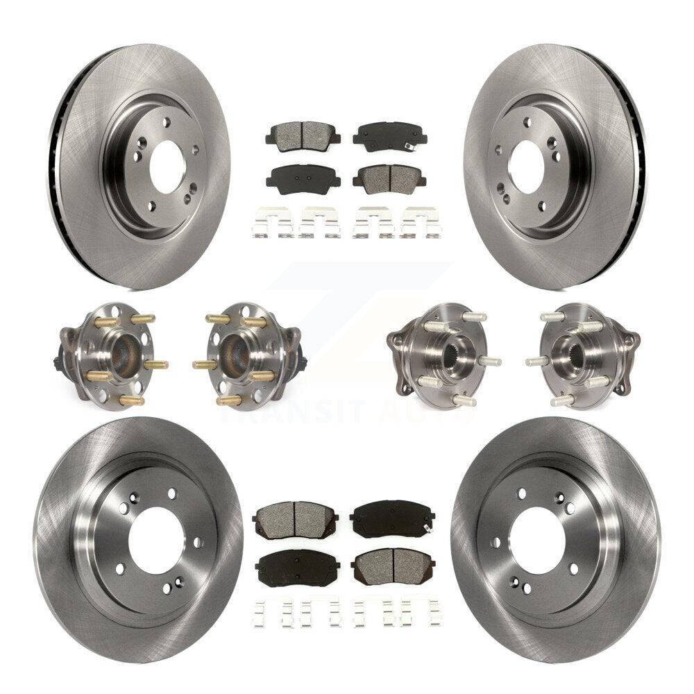 [Avant + Arrière] Kit d'ensemble roulement de roue et moyeu pour 2015 Hyundai Sonata GAS engine avec Electric Parking KBB-109765