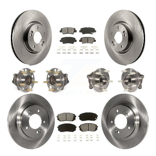 [Avant + Arrière] Kit d'ensemble roulement de roue et moyeu pour 2015 Hyundai Sonata GAS engine avec Electric Parking KBB-109765