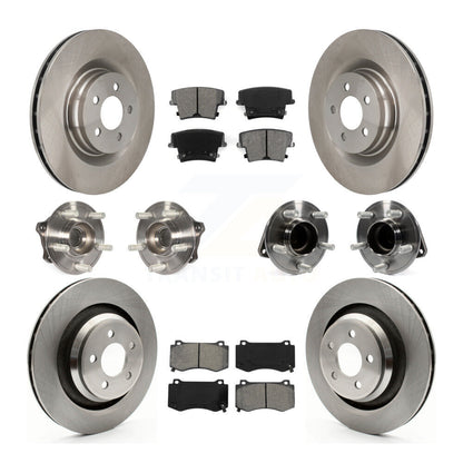 [Avant + Arrière] Kit d'ensemble roulement de roue et moyeu pour 2015 Dodge Charger R T Scat Pack avec RWD 6.4L KBB-109776